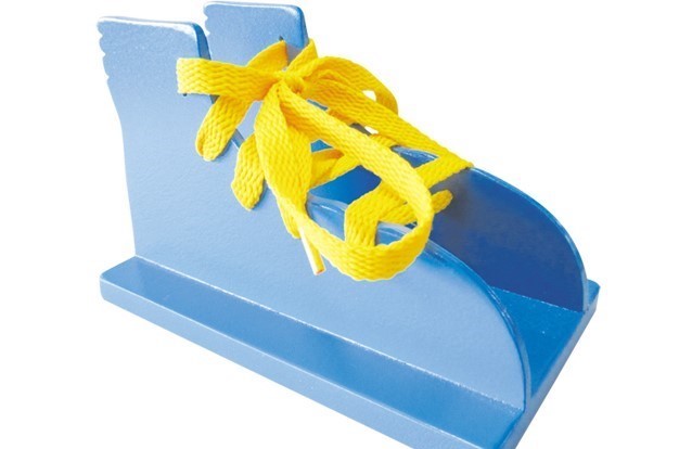 Bota para amarrar cordones